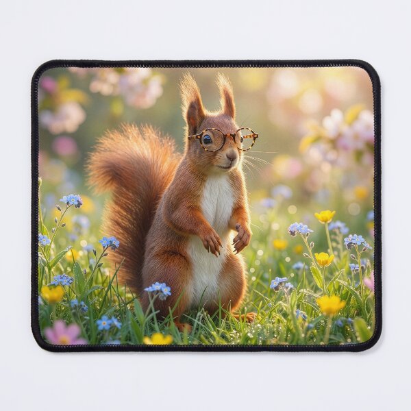 Item preview, Red Squirrel in Glasses designed and sold by Tridentulus.