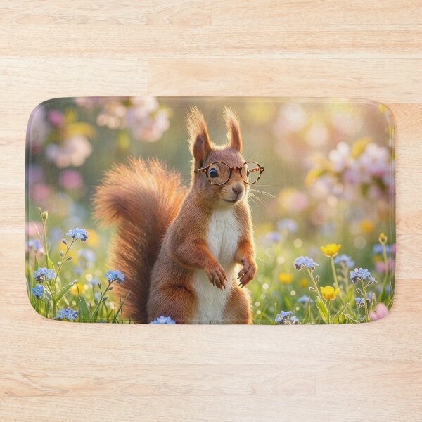 Item preview, Red Squirrel in Glasses designed and sold by Tridentulus.