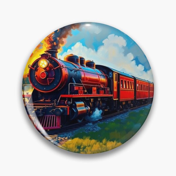 Item preview, Alberta, British Columbia  with a steam train. designed and sold by oldMastersofart.