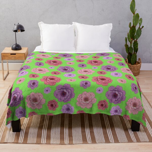Item preview, Peonies on lime designed and sold by SMartin.