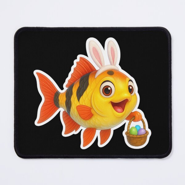 Item preview, Easter Barb Fish designed and sold by Sillytoe.
