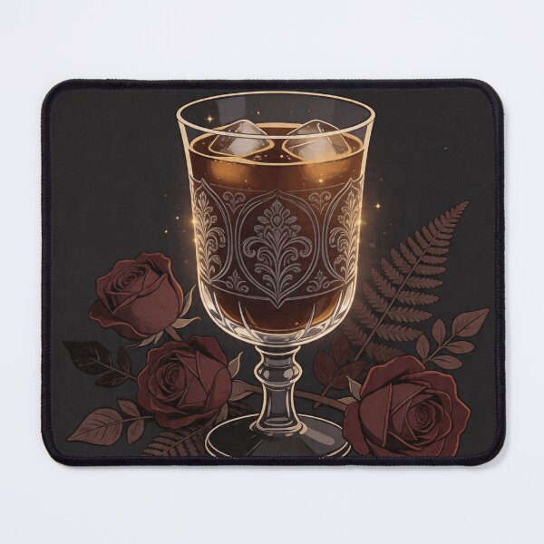 Item preview, Witch's Brew Dark Academia Iced Coffee Gothic Botanical Aesthetic designed and sold by Retro Mood Co.