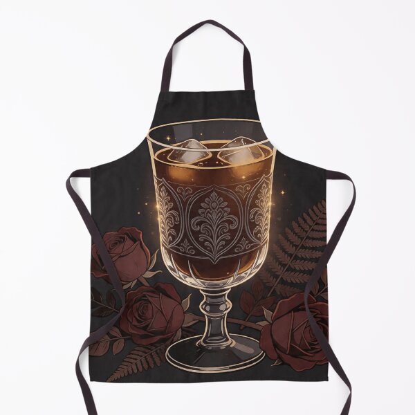 Item preview, Witch's Brew Dark Academia Iced Coffee Gothic Botanical Aesthetic designed and sold by Retro Mood Co.