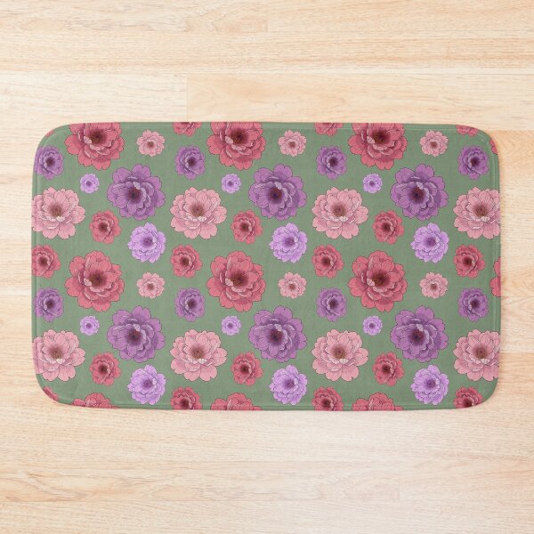 Item preview, Peonies on sage designed and sold by SMartin.