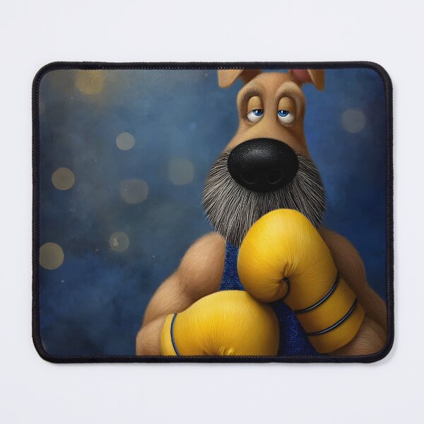 Item preview, Boxing Dog Character with Gloves and Ring Setting designed and sold by Artessie.