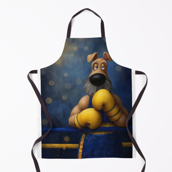 Item preview, Boxing Dog Character with Gloves and Ring Setting designed and sold by Artessie.