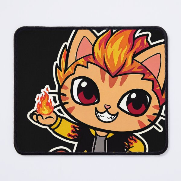 Item preview, Fire Kawaii Cat Cosplay – Heat Burns Inspired Kitty designed and sold by CuteKats.