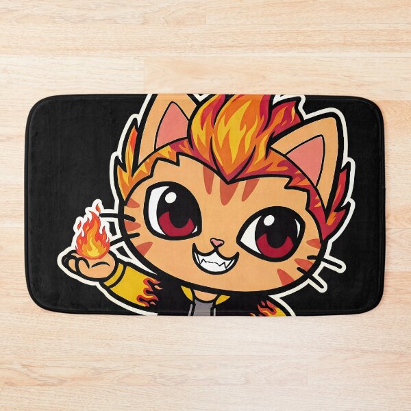 Item preview, Fire Kawaii Cat Cosplay – Heat Burns Inspired Kitty designed and sold by CuteKats.