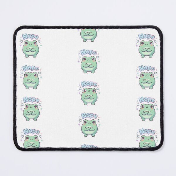 Item preview, Kawaii Angry Frog: Nope - Humor and Attitude designed and sold by AidaAviles.