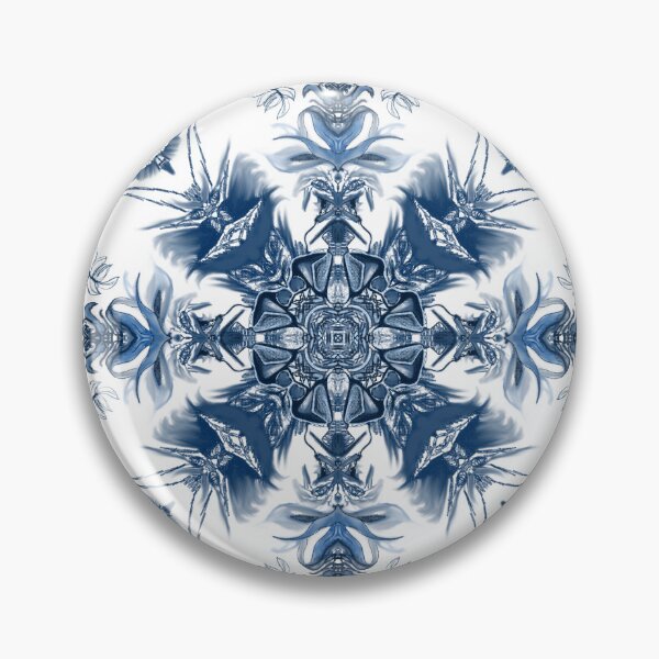 Item preview, Pattern blues on white designed and sold by Reatoriadesigns.