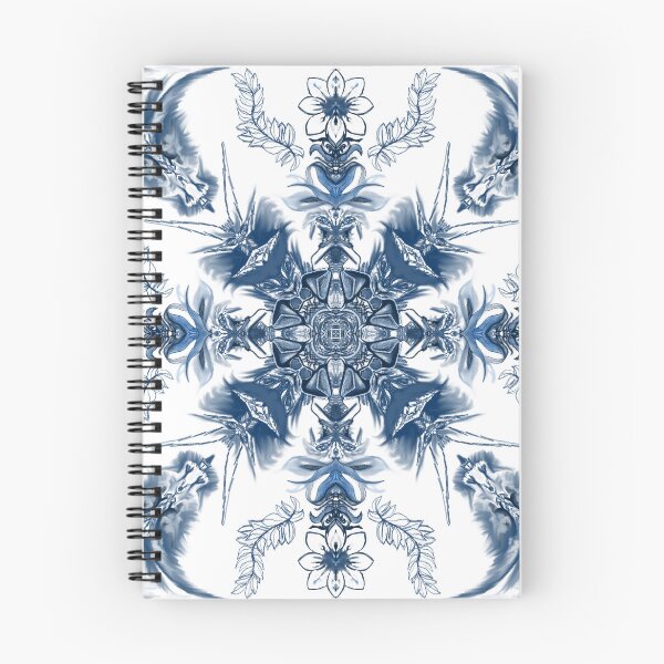 Item preview, Pattern blues on white designed and sold by Reatoriadesigns.