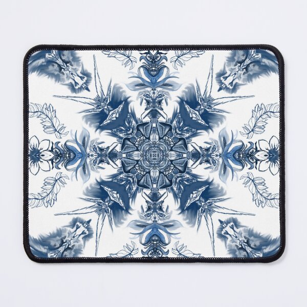 Item preview, Pattern blues on white designed and sold by Reatoriadesigns.