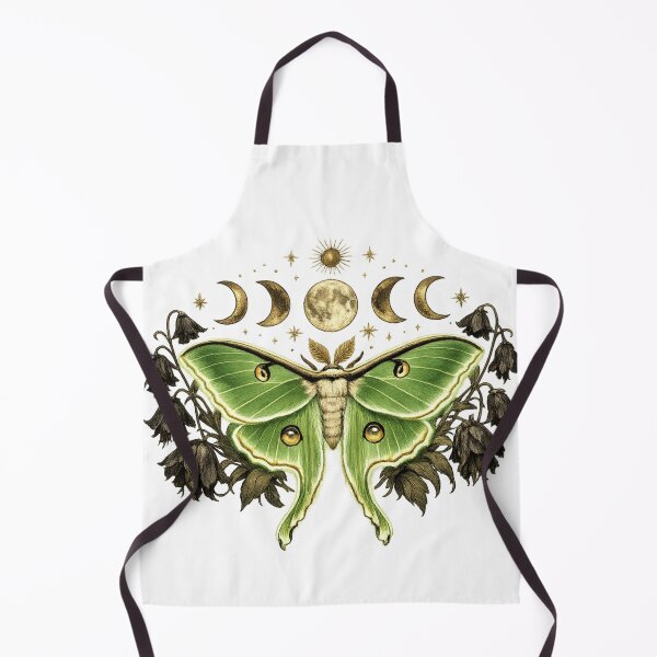 Item preview, Celestial Luna Moth Botanical Stars Dark Academia Entomology designed and sold by Retro Mood Co.