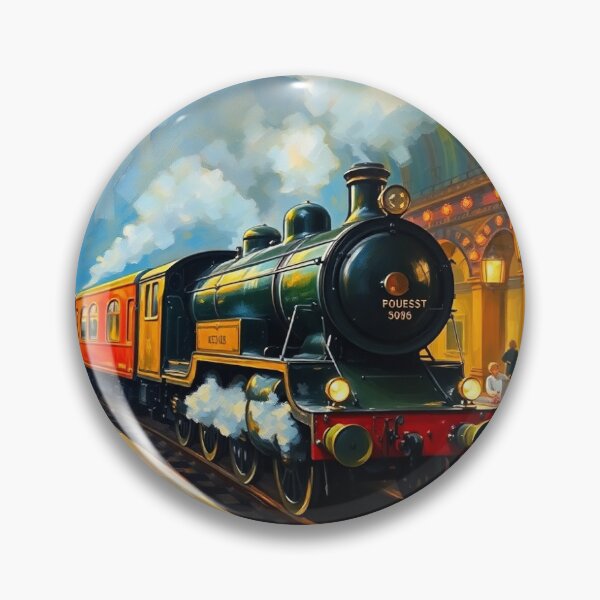 Item preview, Place Viger railway station and a steam train. designed and sold by oldMastersofart.