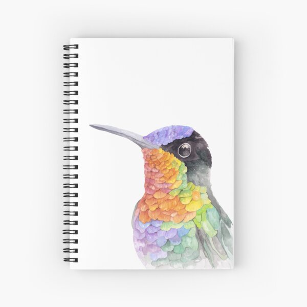 Item preview, Fiery Throated Hummingbird designed and sold by Coastal Watercolors by Laura.