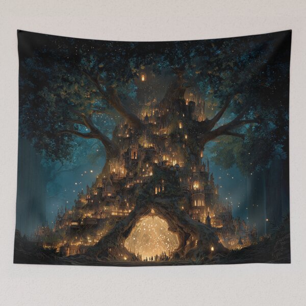 Item preview, Ancient Tree Hiding a Kingdom designed and sold by Rtymer.