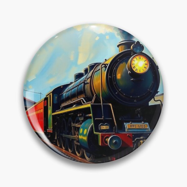 Item preview, Lethbridge Canadian Pacific Railway Station, in the style of Renoir. designed and sold by oldMastersofart.