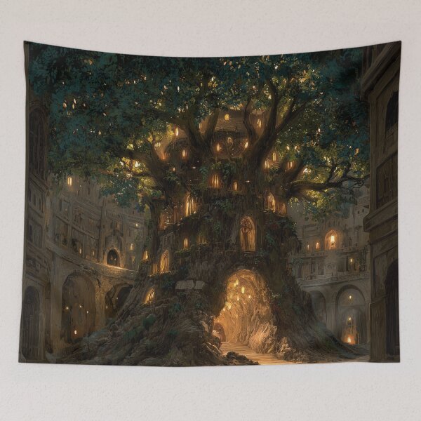 Item preview, Ancient Tree Hiding a Kingdom designed and sold by Rtymer.
