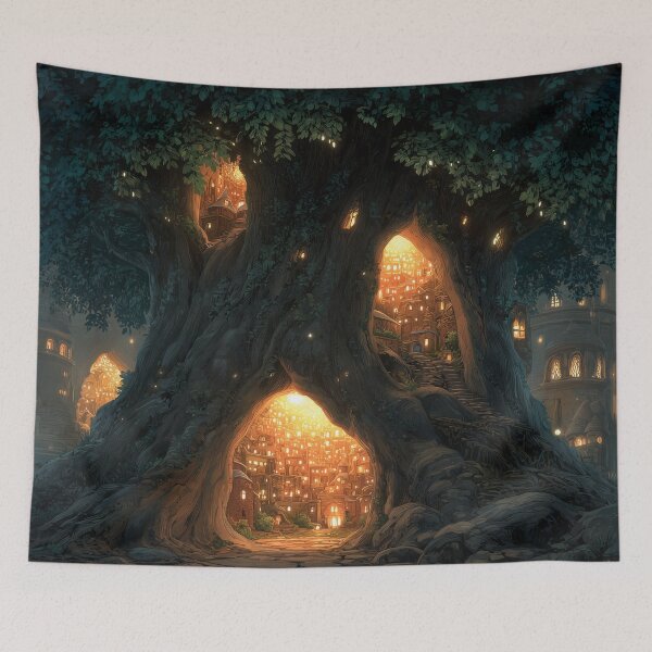 Item preview, Ancient Tree Hiding a Kingdom designed and sold by Rtymer.