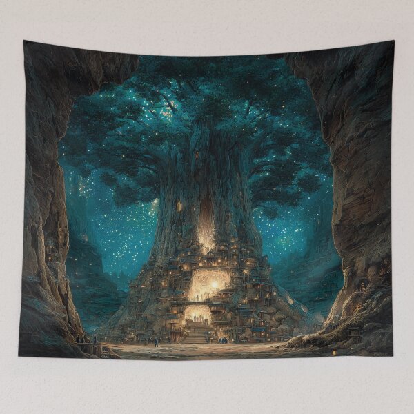 Item preview, Ancient Tree Hiding a Kingdom designed and sold by Rtymer.