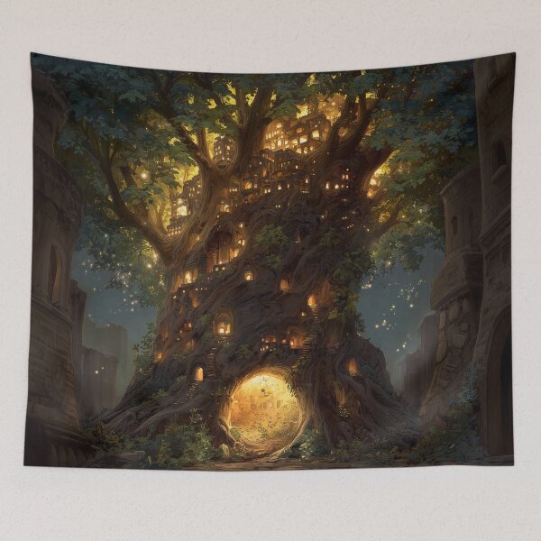 Item preview, Ancient Tree Hiding a Kingdom designed and sold by Rtymer.