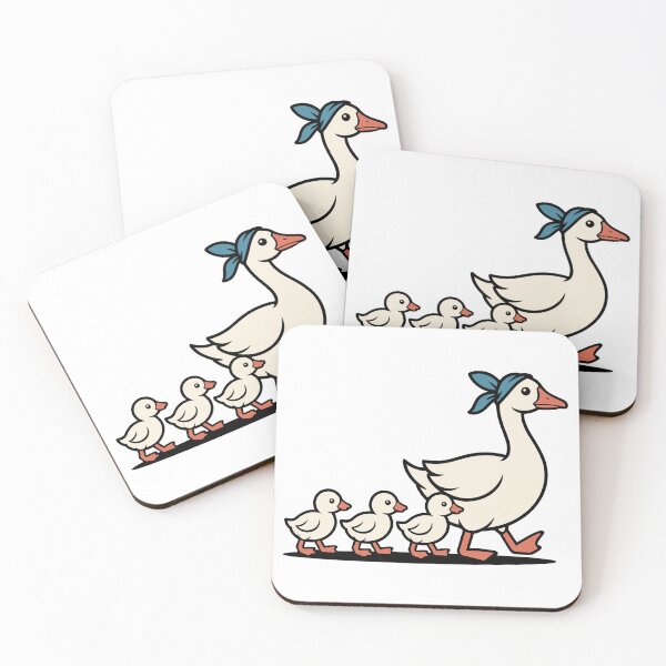 Item preview, Mother Goose With Three Goslings designed and sold by theartfulaspie.