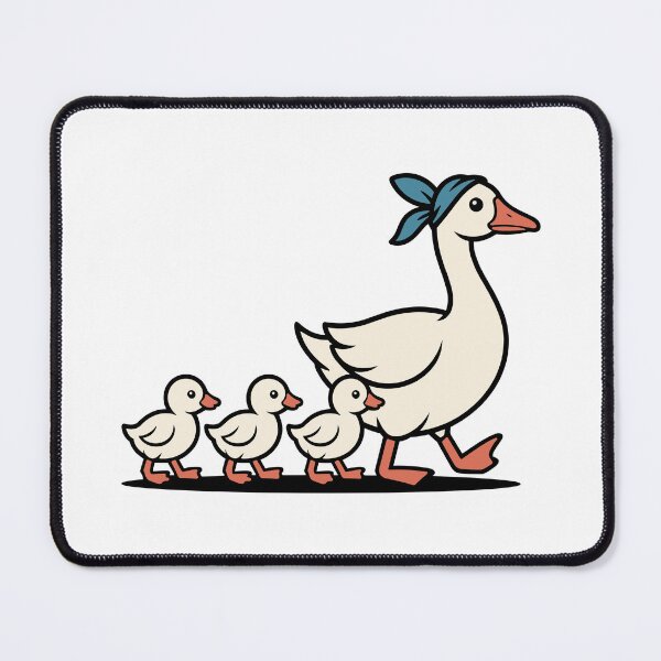 Item preview, Mother Goose With Three Goslings designed and sold by theartfulaspie.