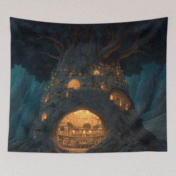 Item preview, Ancient Tree Hiding a Kingdom designed and sold by Rtymer.