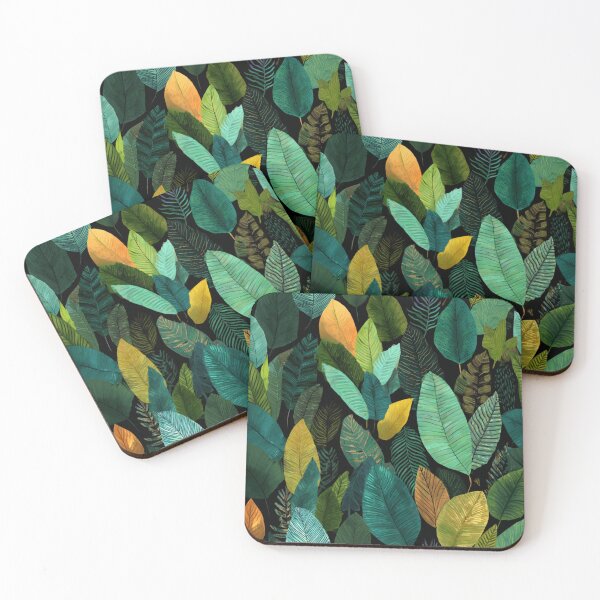 Item preview, Vibrant Tropical Leaves Botanical Pattern Design designed and sold by NicolasGlowArt.