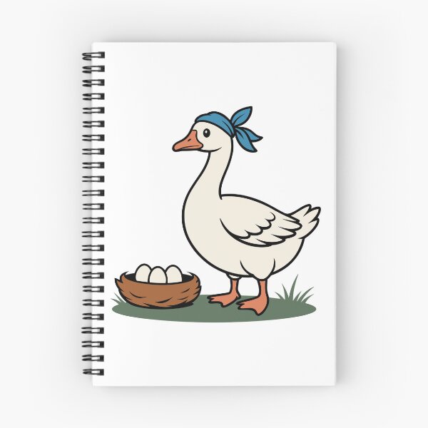 Item preview, Mother Goose Beside Nest With Eggs designed and sold by theartfulaspie.