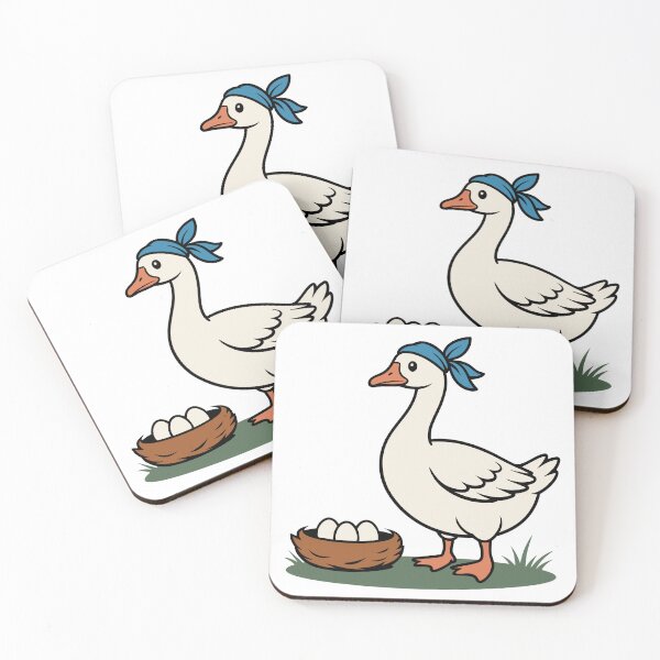 Item preview, Mother Goose Beside Nest With Eggs designed and sold by theartfulaspie.