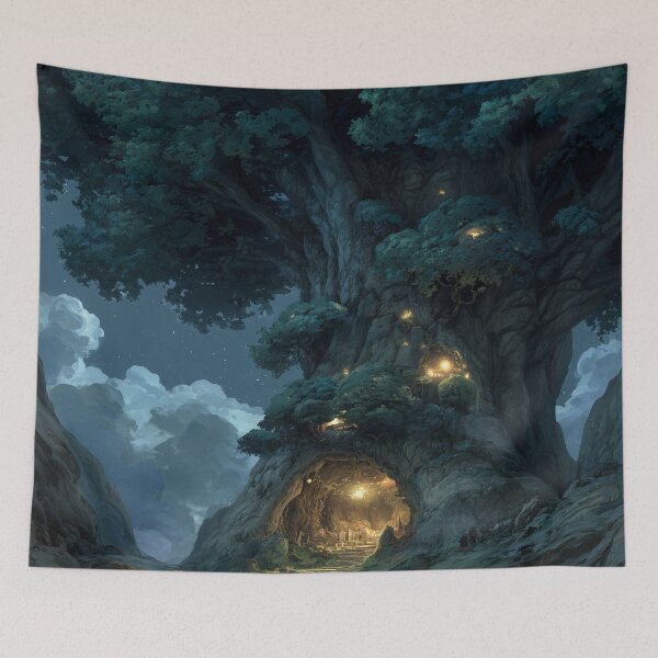 Item preview, Ancient Tree Hiding a Kingdom designed and sold by Rtymer.