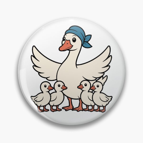 Item preview, Mother Goose With Four Goslings designed and sold by theartfulaspie.