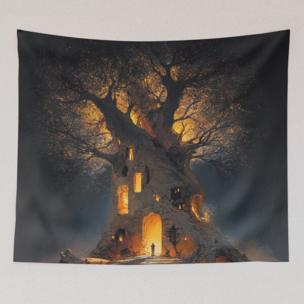 Item preview, Ancient Tree Hiding a Kingdom designed and sold by Rtymer.