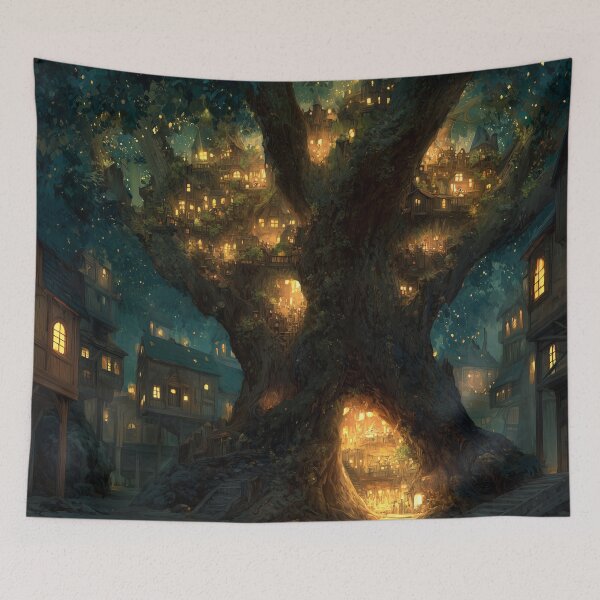 Item preview, Ancient Tree Hiding a Kingdom designed and sold by Rtymer.