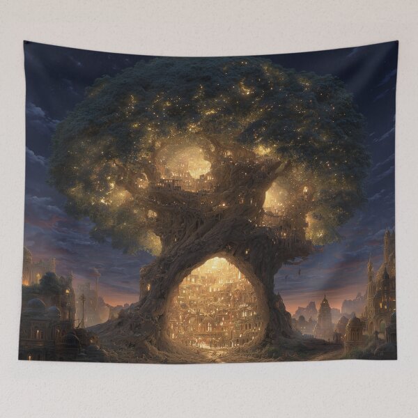 Item preview, Ancient Tree Hiding a Kingdom designed and sold by Rtymer.