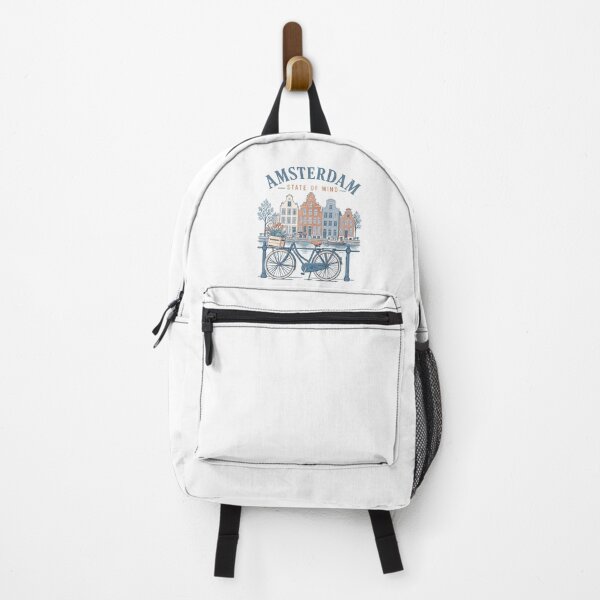 Item preview, Amsterdam State of Mind — Vintage Canal Bicycle Dutch City Art Gift designed and sold by Balasan.