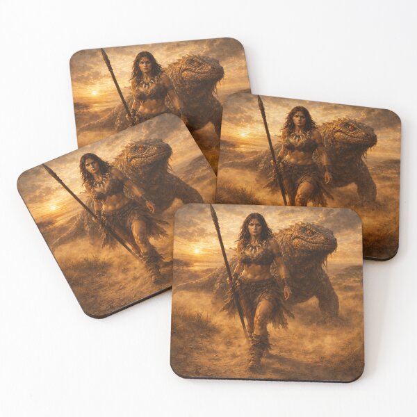 Item preview, Desert Huntress: Savage Queen and the Beast designed and sold by ITSimagination.