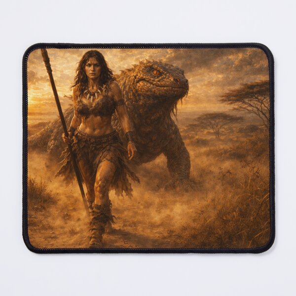 Item preview, Desert Huntress: Savage Queen and the Beast designed and sold by ITSimagination.