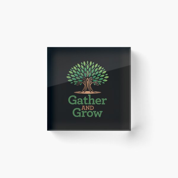 Item preview, Gather and Grow Tree of Life - Community & Nature Logo designed and sold by Mossypixels.