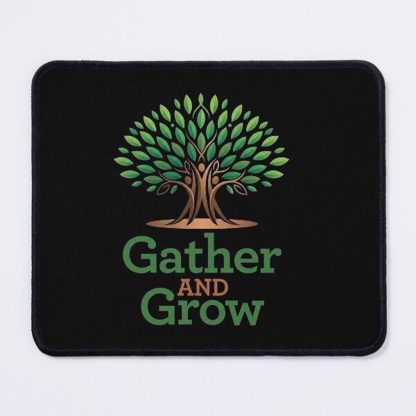 Item preview, Gather and Grow Tree of Life - Community & Nature Logo designed and sold by Mossypixels.