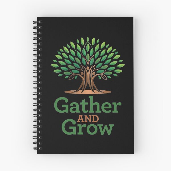 Item preview, Gather and Grow Tree of Life - Community & Nature Logo designed and sold by Mossypixels.