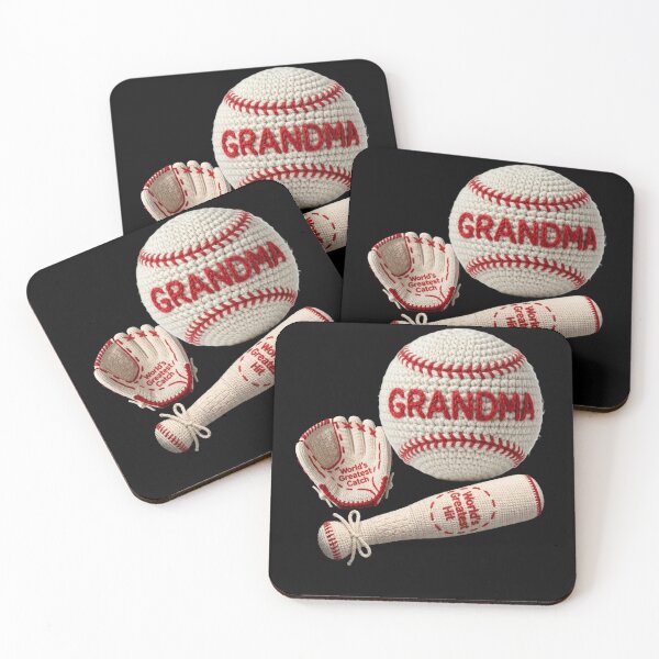 Item preview, Cozy Crochet Grandma Baseball Set | World's Greatest Catch & Hit designed and sold by Lozarux.