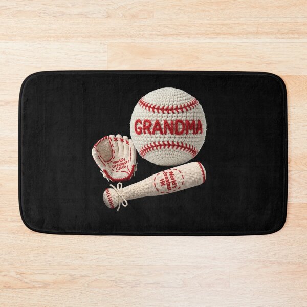 Item preview, Cozy Crochet Grandma Baseball Set | World's Greatest Catch & Hit designed and sold by Lozarux.