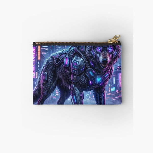 Item preview, Cyberpunk Wolf designed and sold by StampLab1.