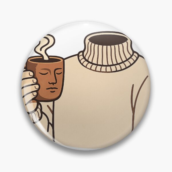 Item preview, Abstract Headless Character Holding Face Mug Surreal Line Art designed and sold by Retro Mood Co.