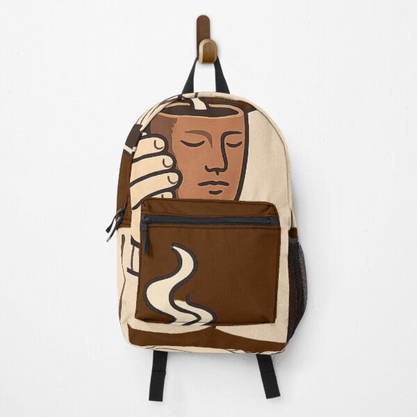 Item preview, Abstract Headless Character Holding Face Mug Surreal Line Art designed and sold by Retro Mood Co.