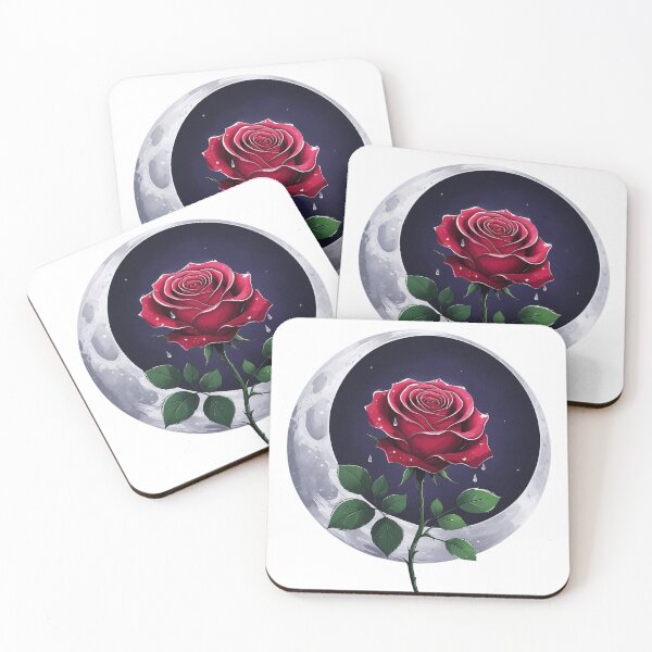 Item preview, Rosa Lunar: Belleza en la Noche designed and sold by Mau05store.