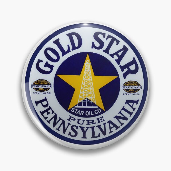 Item preview, Vintage Gold Star Gasoline designed and sold by QuayTradingCo.