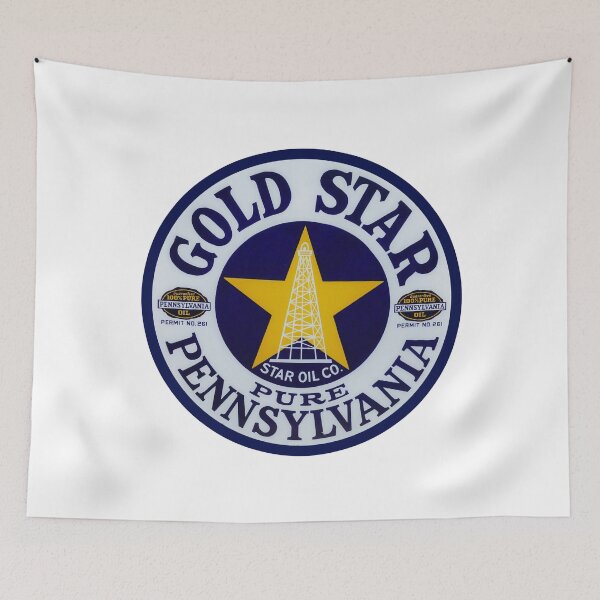 Item preview, Vintage Gold Star Gasoline designed and sold by QuayTradingCo.